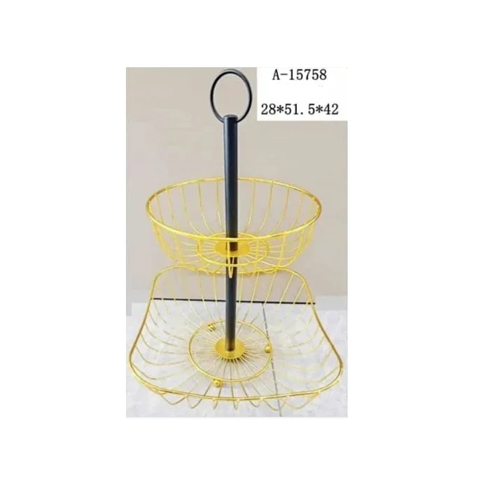 Fructieră Etajată 28x51.5x42Cm Fier A-15758 WEI